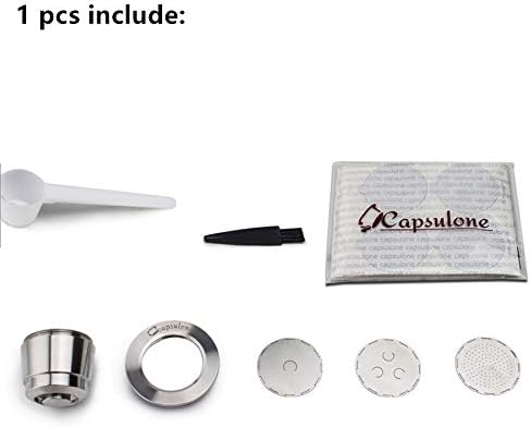 Miniatura 4 de CAPSULONE Cápsula de café recargable de metal de acero inoxidable apto para máquina de café nespresso cápsula reutilizable filtro