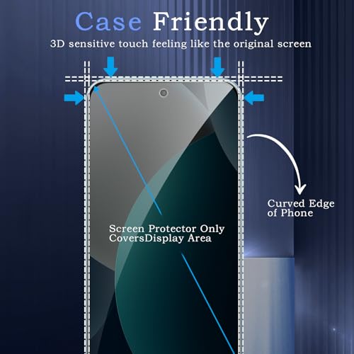 AKLPP 2 Pièces Verre Trempé Anti-Espion pour XIAOMI Redmi Note 15 Pro 5G, 9H Film Protection Écran, Film Protecteur Vitre [Confidentialité Protection] [9H Dureté] [Sans Bulles] [Anti-Rayures] – vue 7