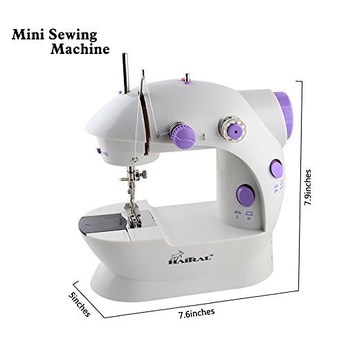 HAITRAL Mini Portable Sewing Machine Review Stitch and Bows