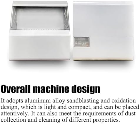 LED Dental Sandblasting Dust Box with Acrylic Window Minimize Dust Damage for Enhanced Aesthetics & Precision Crafting in Dentistry