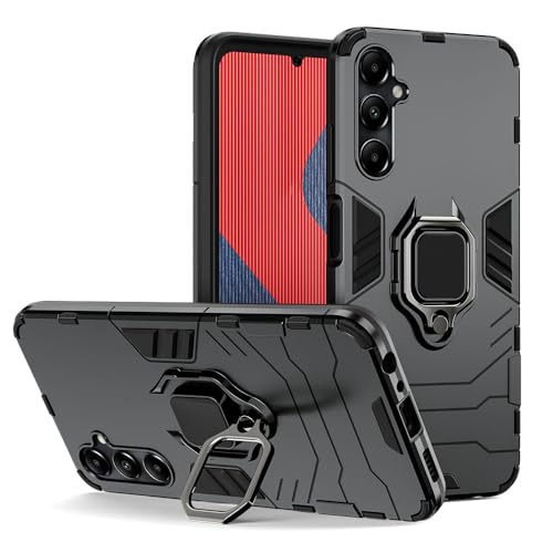 Image of SPAZY CASE Samsung Galaxy F15 5G / M15 5G Back Cover | Dual Layer Armor Defender Full Body Protective + PC Hybrid Kickstand Back Case for Samsung Galaxy F15 5G / M15 5G