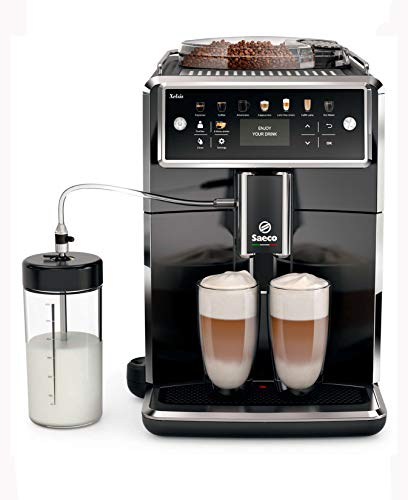 Saeco Super Automatic Espresso Coffee Machine With An Adjustable Grinder Milk Frother Maker For Brewing Espresso Cappuccino Latte Macchiato Xelsis Sm7580 00 Buy Online In United Arab Emirates At Desertcart Ae Productid 95021160