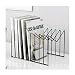 Regały Metalowa regała na książki Desktop Organizator Office Storage Rack Książki Książki Wyświetlanie Półka, Wystrój Domu / - Disture Style Display Wystrój pokoju do nauki (Color : Black)
