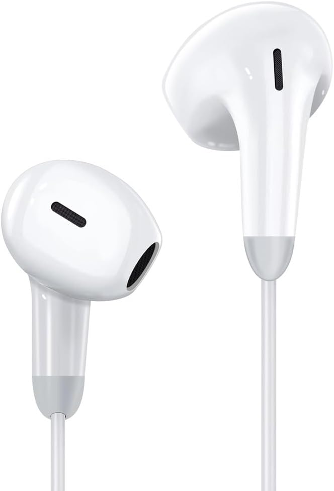 Headphones in Ear Wired Earbuds/Earphones Nosie Reduction Built-in Microphone & Volume Control Headsets Compatible with iPhone 14/13/12/11/XR/XS/X/8/7/SE/Pro/Pro Max