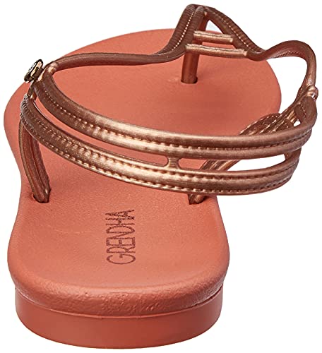 Sandália Rasteira GRENDHA CACAU ATEMPORAL SAND AD NUDE ESCURO Grendha, feminino, Nude Escuro, 33/34