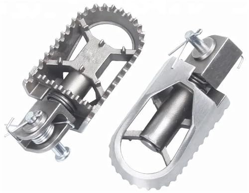 Repose-pieds de moto pour YZ 125 évitant les glissades en conditions de boue