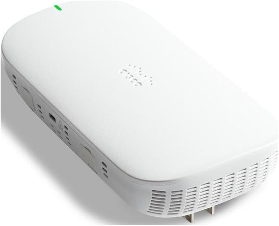 Cisco Business 151AXM Wi-Fi 6 2x2 Mesh Extender - Wall Outlet, 3-Year Hardware Protection (CBW151AXM-B-NA) | Requires Cisco Business 150AX Access Points