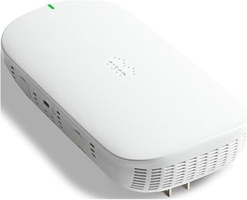 Cisco Business 151AXM Wi-Fi 6 2x2 Mesh Extender - Wall Outlet, 3-Year Hardware Protection CBW151AXM-B-NA | Requires Cisco Business 150AX Access Points