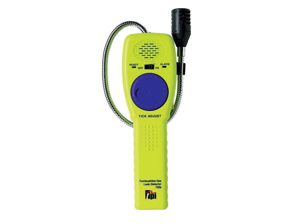 TPI 720b Combustible Gas Leak Detector with 16" Goose Neck, 10 ppm Sensitivity