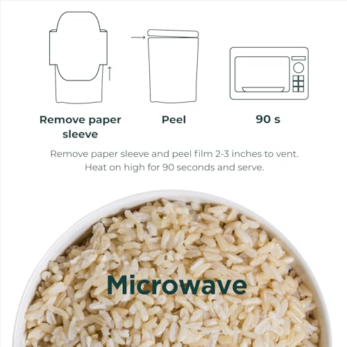 THAI HARVEST 100% USDA Organic Brown Jasmine Rice 7 Ounce (Pack of 8) Microwaveable 90 Seconds Ready to Eat Instant Jasmine Rice for Quick Dinner Meals Zero Preservatives Gluten Free - Thumbnail 4