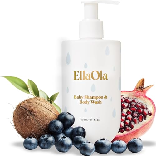 ELLAOLA Tear Free Baby Shampoo and Body Wash