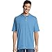Hanes X-Temp® Men's Polo, Neon Blue Heather, Large