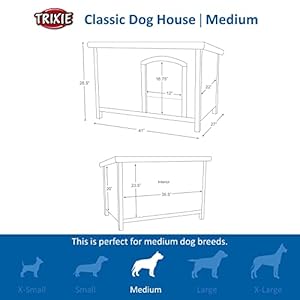 Trixie Pet Products Dog Club House Largeglazed Pine4075×2675×2825 Inch pack of 139552  Cucciolini Doodles Trixie pet products dog club house largeglazed pine40 75×26 75×28 25 inch pack of 139552   cucciolini doodles