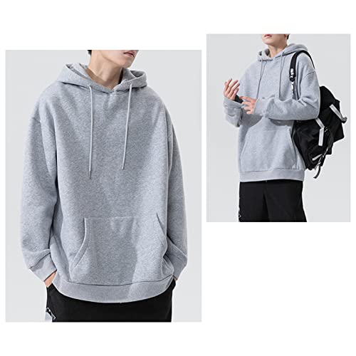 Sudadera deportiva casual para hombre con capucha y bolsillo miniatura 5