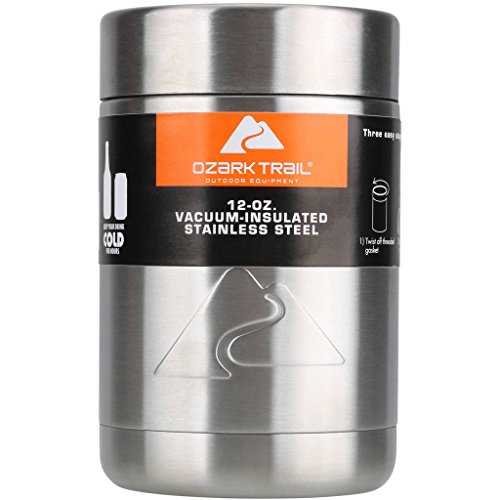 Ozark Trail 12 Ounce Double Wall Can Cooler Cup With Silver Lid