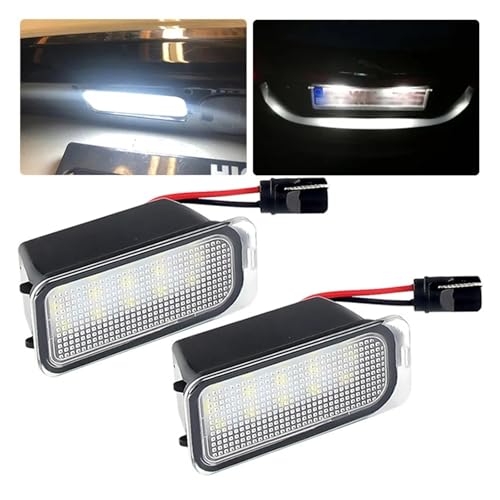 Luz de matrícula para KUGA y Mondeo MK4 MK5 con iluminación LED de 2 piezas 3