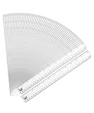 Mr. Pen- Bulk Plastic Rulers, 12 Inch, 50 Pack, Easy-to-Read Markings, Scratch-Resistant Design, Durable Clear Ruler for Crafting Office & School, School Supplies, Bulk Rulers Set, Measuring Tools