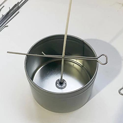 10 piezas soporte metálico para mechas de vela miniatura 4