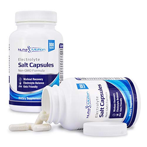 Nutramotion Electrolyte Salt Capsules - Non-Gmo Formula – 100 Electrolyte Capsules #TOP2