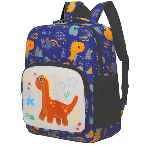 POWOFUN Mochila infantil de desenho animado para pré-escola de 3 a 5 anos, Dinossauro roxo - 2, 13 x 10.6 x 5.1 inches