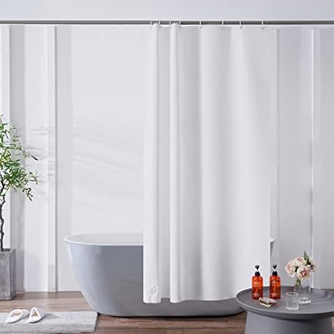 Scamzsure Rideau de Douche Anti Moisissure Imperméable et Antibactérien Rideaux Cover