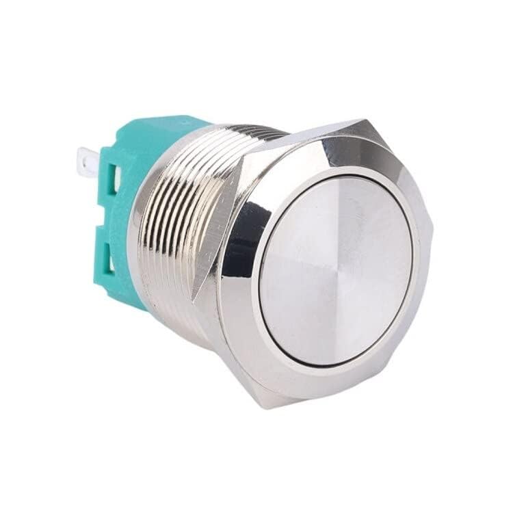 Commutateur 22mm interrupteur de réinitialisation étanche momentané