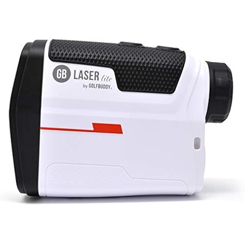 GolfBuddy GB LASER Lite Rangefinder with Slope On/off Functionality - 800 Yards with Carry Case, white Cover