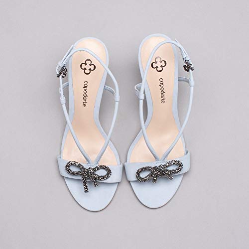 Sandália Nobuck Azul Quartzo 39