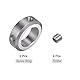 QUARKZMAN 2Stk Stellringe Stellringe welle 20mm Bohrung 32mm AD 10mm Breite Wellensicherungsring Tiefenanschlagringe für Rad Schubkarre Axle Getriebe Montagen CNC Maschine Werkzeuge