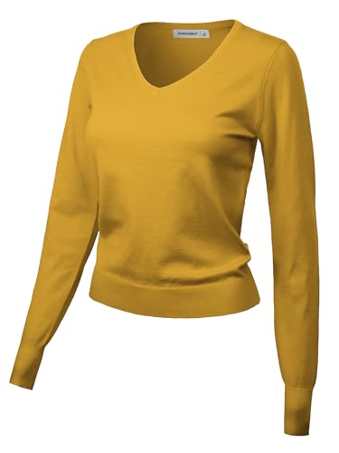 Women's Awesome 21 Women's Knit V-Neck Cardigan Basic Sweater2
