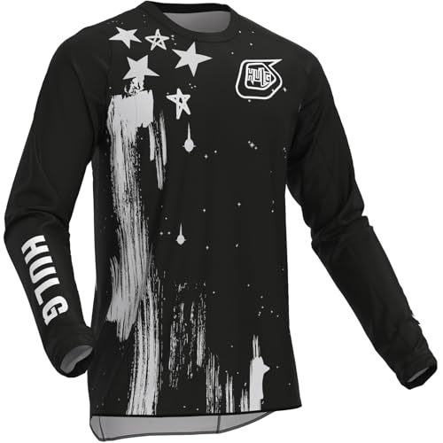 Maillot De VTT Et Cyclisme pour Hommes, Hauts De Motocross, Adapté Aux Motos VTT/BMX/Cross-Country Et Autres Sports (Style-08, M)
