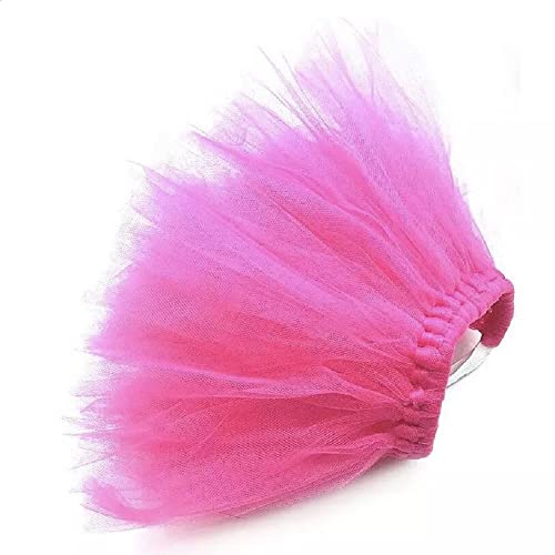 Hot Pink Dog Tutu Skirt Size XS-XXXL | Durable Dog Tutu For Indoor and Outdoor Use. Makes a great dog birthday outfit | Dog Princess Tutu