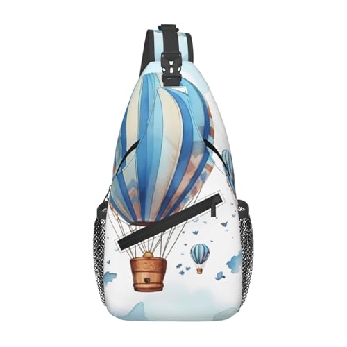 Bolso Crossbody Sling para Hombre y Mujer Negro miniatura 1