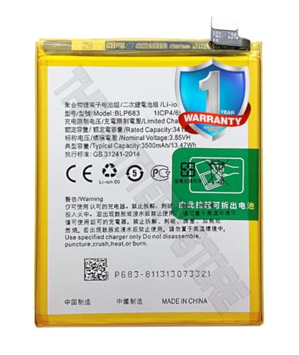 Image of Original BLP683 Battery for Oppo K1 / A7X / A7S / F9 4+ 128G F9 PRO / C2 PRO / 2 PRO / RMX1801,RMX1807 Battery with 1 Year Warranty **** (N00103)