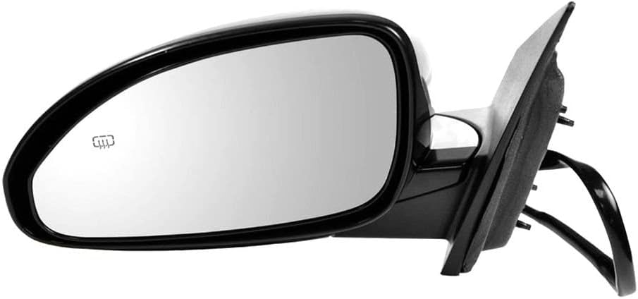 TRQ Left Mirror Manual Folding with Memory without Blind Spot Indicator Drivers Side Compatible with 2008-2015 Buick Enclave GM1320378