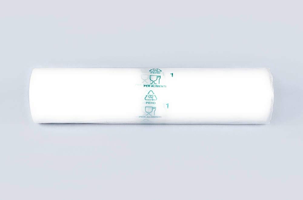 A406 Clear Rolls Fruit And Vegetable Plastic Butcher Bags - High Density Poly/Polythene (1000 Bags)