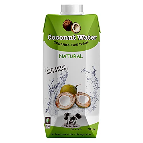 Eau de Coco nature bio & équitable 500 mL Cover