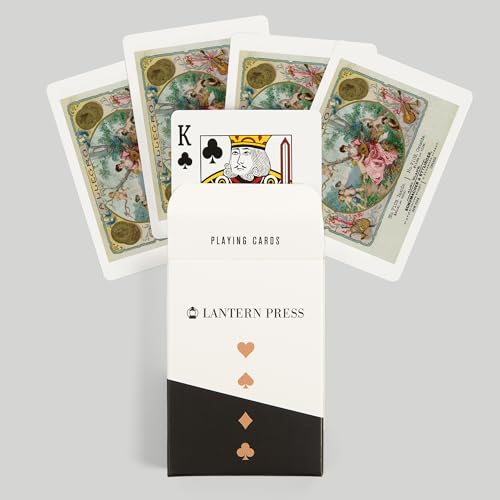 Lantern Press Allegro Brand Baraja de 52 Cartas Tamaño Poker miniatura 6