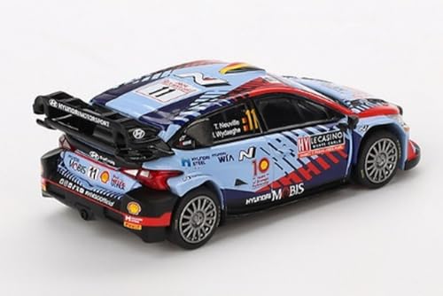 Mini GT 1:64 Hyundai i20 N Rally Monte Carlo 2024 miniatura 2