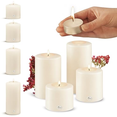 Sin!® 4er Set Teelichthalter & Dauerkerze Classic Ø 6cm H...
