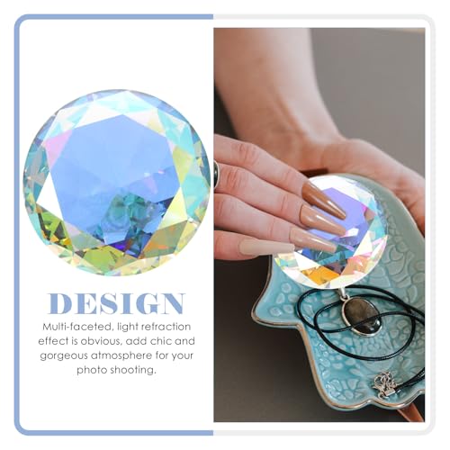Gemas de cristal para manicura que eliminan el diseño plano con reflejos de luz, 2 pzas 3
