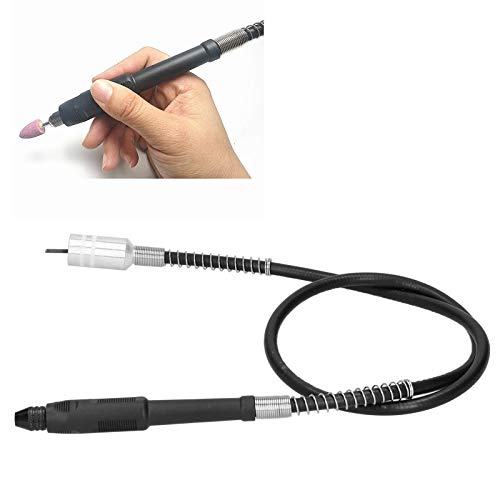 110 cm Flexwelle, Adapterbefestigung für flexible Welle, M19 x 2 mm / 0,08 Bohrer für flexible Wellenverlängerungskabel mit Schraubenschlüssel für rotierende Werkzeuge