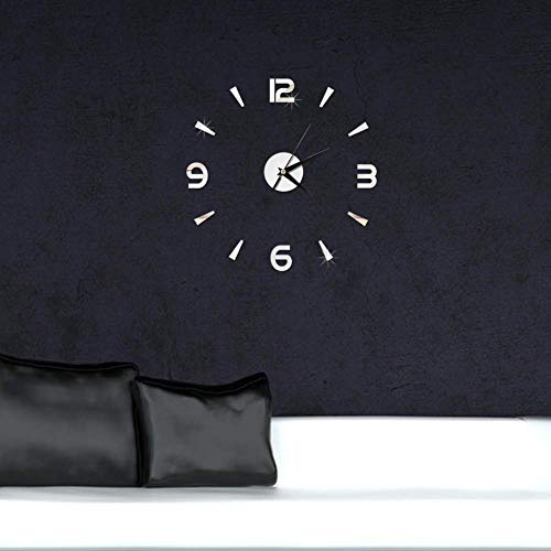 Reloj de pared moderno adhesivo con efecto 3D miniatura 7