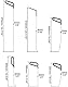QWORK® Dellen Reparaturset Auto, Ausbeulwerkzeug, Hagelreparaturset, 6 Types of Dent Repair Iron Bars