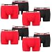 Produktbild 8 er Pack Levis Boxer Brief Boxershorts Men Herren Unterhose Pant Unterwäsche, Farbe:786 - Red/Black, Bekleidungsgröße:M