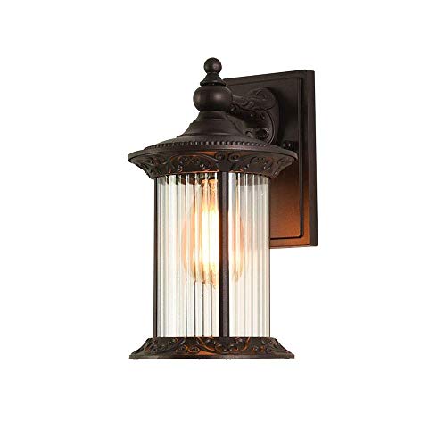 Lampe murale continentale en verre pour illuminer vos soirées sur la terrasse