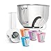 Akcesoria do miksera żywności, wielokolorowe
