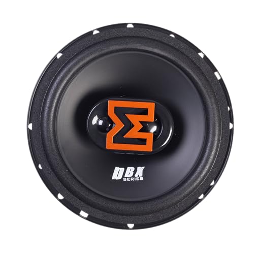 EDGE EDBX6 6.5 inch (16.5cm) 3 way Coaxial speaker - 90/180 W Black and Orange. Includes Grilles Sold in Pairs