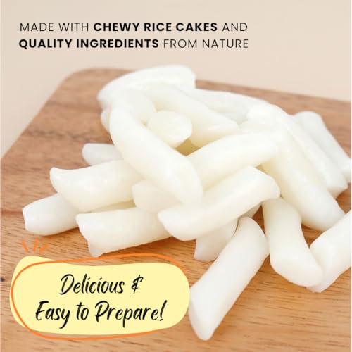 Yopokki Instant Tteokbokki Rice Cakes Korean, Topokki Pack - Great with Cheese and Ramen Noodles, Korean Snacks for College Dorm, Korean Food Meal Kit, Pack of 2 (Cheese, 2 Packs)