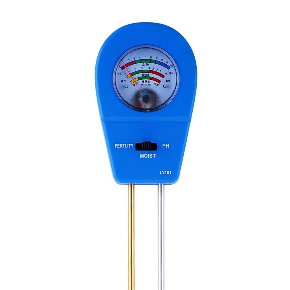 Vjsujehgy Blue Moisture Meter Soil Moisture Meter Soil Ph Tester Test Soil Fertility Suitable For Orchard Lawn Greenhouse Plants